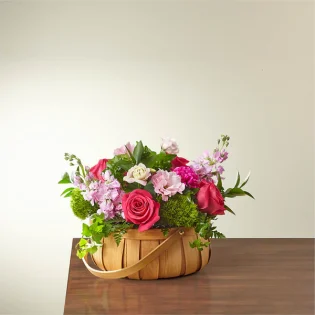 Radiance in Bloom Basket - Image 2