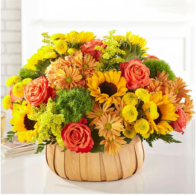 Harvest Sunflower Basket - Image 2